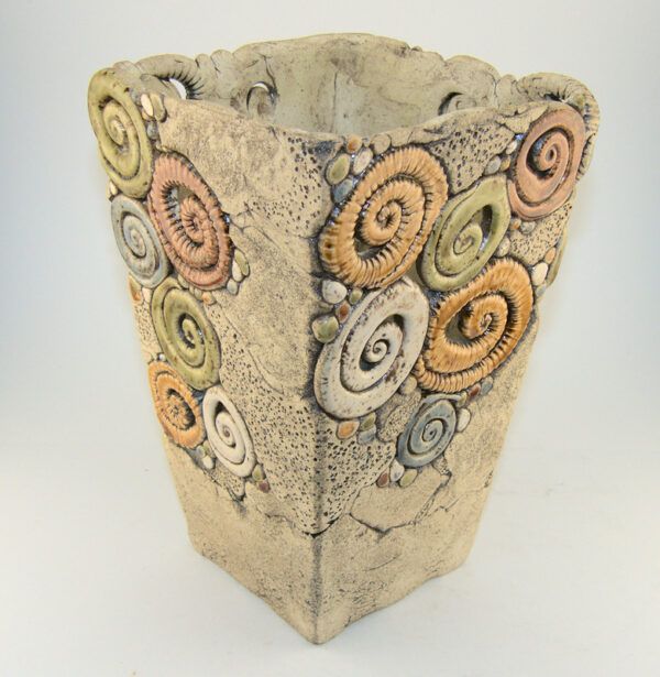 Vase eckig Ammonit – Bild 2