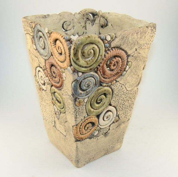 Vase eckig Ammonit – Bild 3