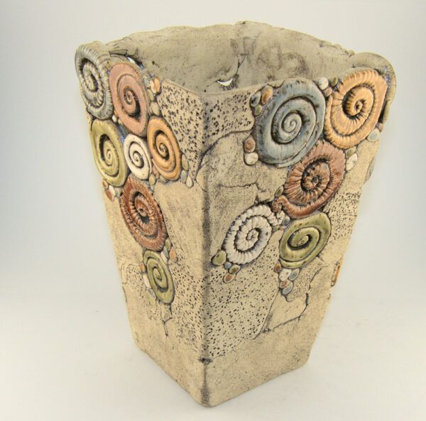 Vase eckig Ammonit – Bild 4
