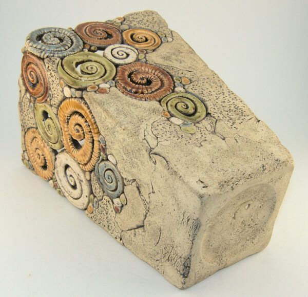 Vase eckig Ammonit – Bild 5