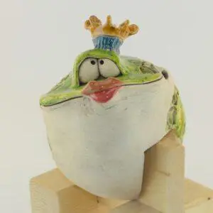 Froschkönig 10cm Kantenhocker #1